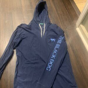 The Black Dog Classic Cadet Hoodie – Navy Blue